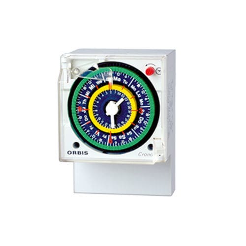 模拟计时开关 - CRONO - ORBIS TECNOLOGÍA ELÉCTRICA - 面板安装 / DIN导轨