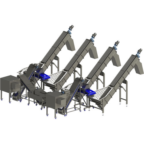 螺杆输送机 - FMT - Food Processing Technology - 倾斜 / 运输 / 用于食品