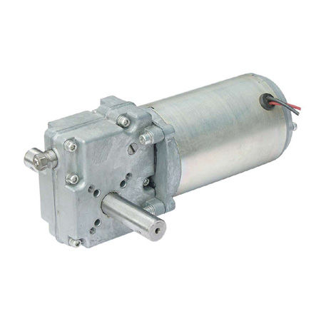 DC减速电机 - 84ZY-108WJ - Zhejiang Dongzheng Motor Co., Ltd. - 蜗杆 / 正交 / 实心轴