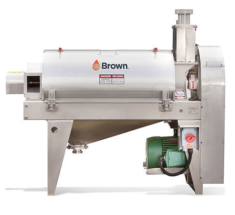 水果打浆过滤机 - 202, 207 series - Brown International Corporation LLC
