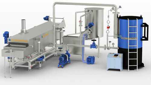 连续式专业油炸机 - Economode Food Equipment (India) Pvt. Ltd. - Namkeen / 不锈钢