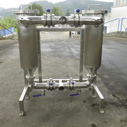 液体食物和饮料用过滤器 - Agromeccanica srl - 双篮式 / 芯式 / 磁性