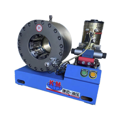 软管扣压机 - KM-91C-6DC - Handanshi Kangmai Hydraulic Equipment Co. Ltd. - 液压管用 / 半自动 / 液压