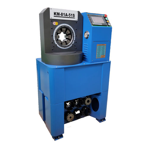 软管扣压机 - KM-81A-51S - Handanshi Kangmai Hydraulic Equipment Co. Ltd. - 液压管用 / 自动 / 液压