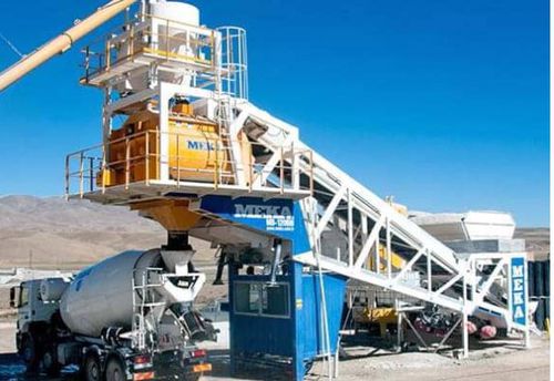 固定混凝土搅拌站 - C120 - MEKA Crushing Screening and Concrete Batching Technologies - 紧凑型 / 连续