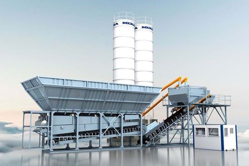 固定混凝土搅拌站 - MB-100/200D - MEKA Crushing Screening and Concrete Batching Technologies - 紧凑型