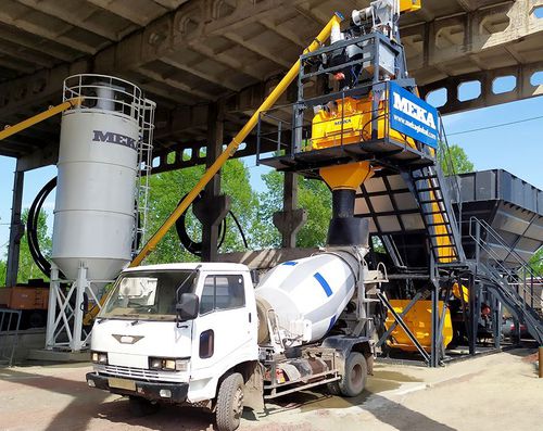 固定混凝土搅拌站 - C30  - MEKA Crushing Screening and Concrete Batching Technologies - 紧凑型 / 连续