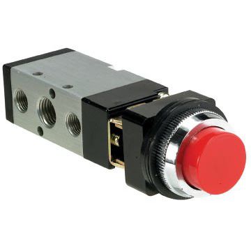 线轴气动分配器 - MaxAir  3  - ARO, Ingersoll Rand - 手动 / 4通 / 铝框架