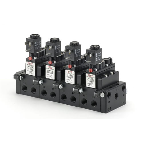 线轴气动分配器 - A211PS - ARO, Ingersoll Rand - 螺线管驱动 / 先导式 / 2位5通