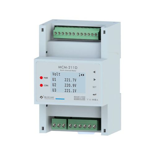 单相电能表 - MCM211D - Chongqing Blue Jay Technology Co. Ltd - DIN导轨 / RS-485 / ModBUS RTU