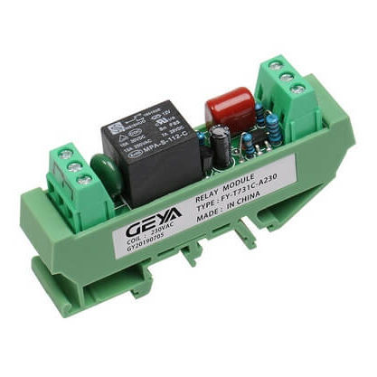 DC直流继电器模块 - FY-T73 1C - Zhejiang Geya Electrical Co., Ltd - AC / 开关 / DIN导轨