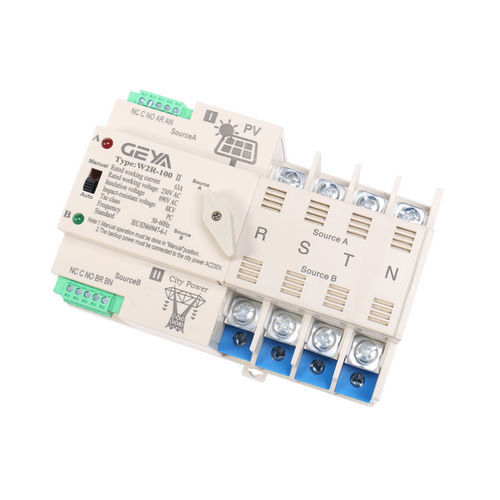 自动转换开关 - W2R - Zhejiang Geya Electrical Co., Ltd - 用于应急电源 / 紧凑型 / 4极
