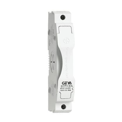 光伏发电装置保险丝座 - GYPV-32/50/63 - Zhejiang Geya Electrical Co., Ltd - 圆柱形 / DIN导轨 / GPV 级
