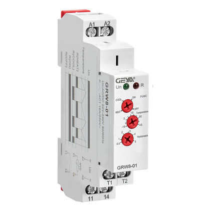 温度监控继电器 - GRW8 - Zhejiang Geya Electrical Co., Ltd - 1NO/NF / AC/DC / DIN导轨