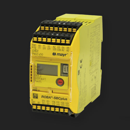 安全制动控制器 - ROBA®-SBCplus - Chr. Mayr GmbH + Co. KG/迈尔 - DIN导轨