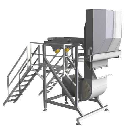 四季豆食品清洗机 - AS-10B AirCleaner - POLLAK SALA - 青豌豆