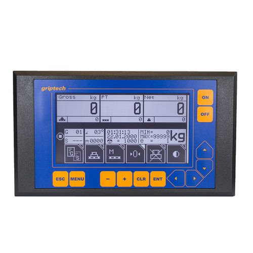 数码称重仪表 - TC - Griptech GmbH - LCD 显示屏 / 面板式 / 坚固