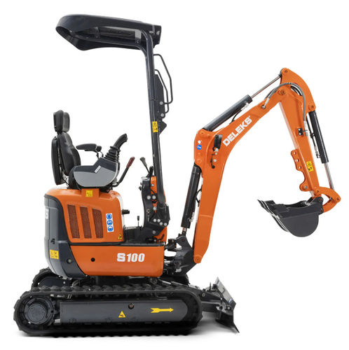 小型挖掘机 - S100 - DELEKS - 履带式 / 柴油 / 用于建筑工地