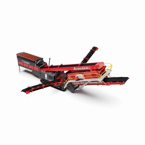 矿石筛选机 - BPE102 - Boratas Machinery - 用于废料回收 / 用于碎石机给料 / 振动