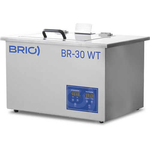 台式超声波清洁机 - BR-30 WT - BRIO Ultrasonics - 带有定时器 / 不锈钢 / 重型应用
