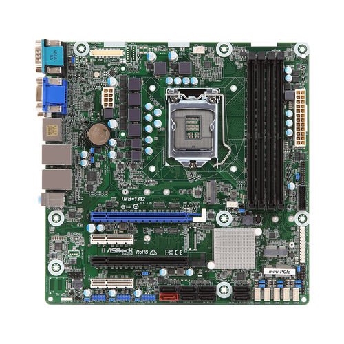 Micro-ATX主板 - IMB-1312 - ASRock Industrial - Intel® Celeron® / Intel® Core i3 / Intel® Core i5