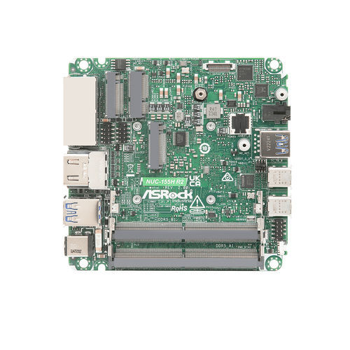 NUC主板 - NUC-155H R2  - ASRock Industrial - Intel® Core™ Ultra / DDR5 SO-DIMM / SATA3