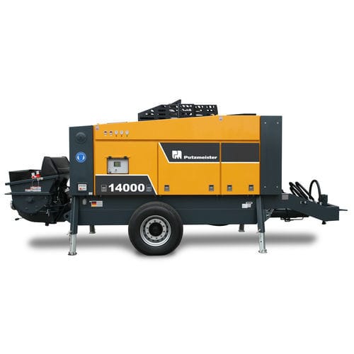 固定式混凝土泵 - BSA 14000 HP D5 - Putzmeister/普茨迈斯特 - 工程 / 柴油