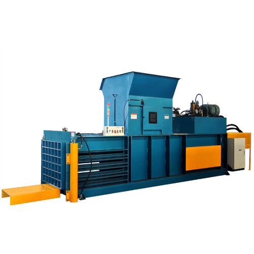 纸板箱打包压缩机 - SPW100BL - Zhejiang SUPU Technology Co.,Ltd - 废料 / 用于纺织品 / 卧式