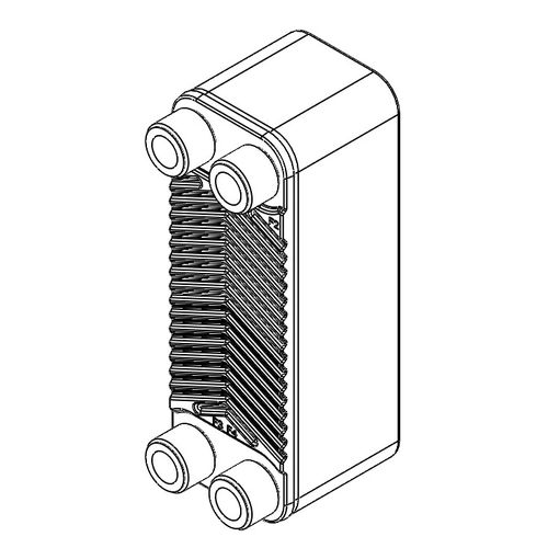 钎焊板热交换器 - ABZ07  - TERMOLEADER - 液体/液体 / 铜 / 镍制