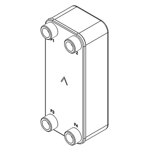 钎焊板热交换器 - ABZ11 - TERMOLEADER - 液体/液体 / 铜 / 镍制