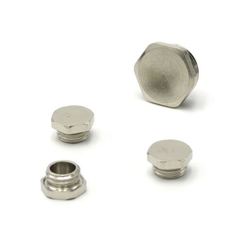 六角形塞子 - HX-SCM series - YUEQING HONGXIANG CONNECTOR  MANUFACTRER CO., LTD - 螺纹 / 镀镍黄铜 / 不锈钢