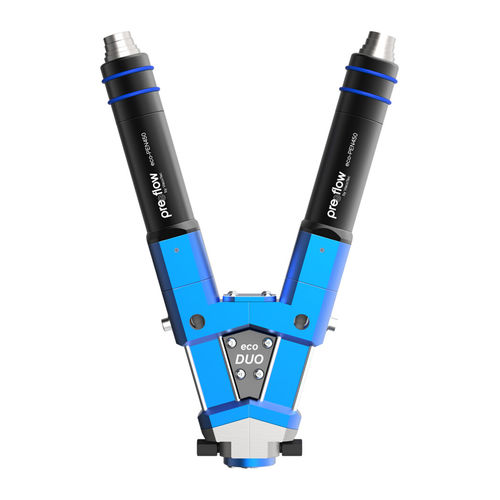 研磨液定量分配机 - eco-DUO450 - preeflow by ViscoTec Pumpen- u. Dosiertechnik GmbH - 油脂 / 胶合剂 / 润滑剂