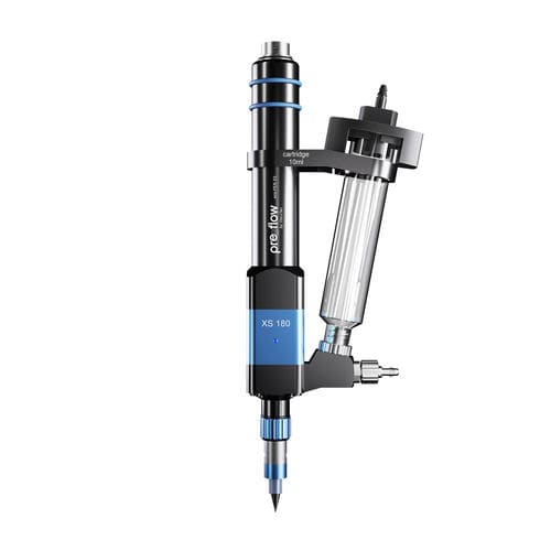 容积式微型定量机 - eco-PEN XS - preeflow by ViscoTec Pumpen- u. Dosiertechnik GmbH - 液体 / 胶 / 用于钎焊膏