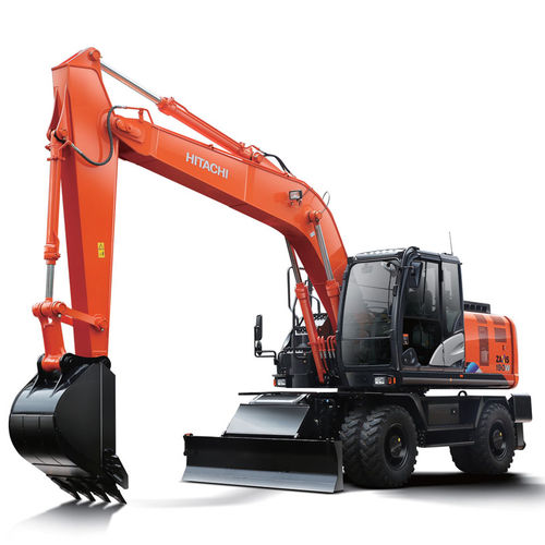 中型挖掘机 - ZX190W-5A - Hitachi Construction Machinery Europe - 轮胎式 / 用于建筑工地
