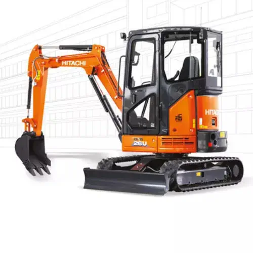 木製衝立 小型挖掘机- ZX26U-6 - Hitachi Construction Machinery Europe - 履带