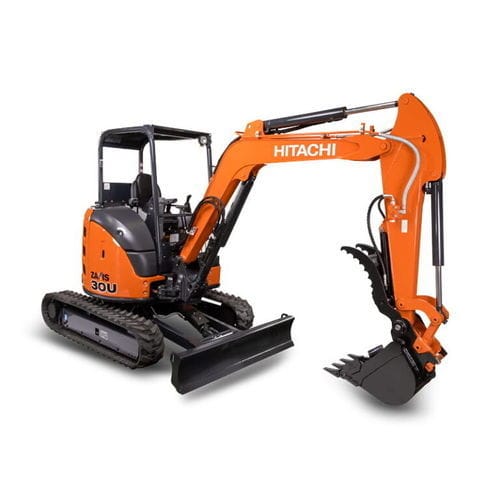 小型挖掘机 - ZX30U-5N - Deere-Hitachi Construction Machinery - 履带式 / Tier 4 最终 / 用于建筑工地