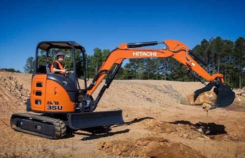 小型挖掘机 - ZX35U-5N - Deere-Hitachi Construction Machinery - 履带式 / Tier 4 最终 / 用于建筑工地