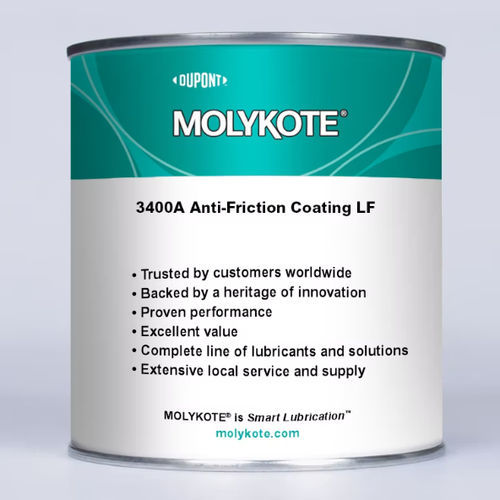 二硫化钼粘合涂层 - MOLYKOTE® 3400A - Dow Corning/道康宁 - 石墨 / MoS2 / 干燥润滑剂