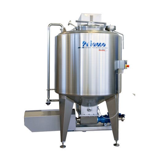 混合贮液罐 - PRIAMO FOOD TECHNOLOGIES - 用于奶酪 / 不锈钢 / 圆柱