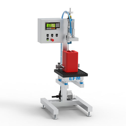 重量灌装机 - RPLE series - EFM MACHINERY - 半自动 / 瓶子 / 用于液体