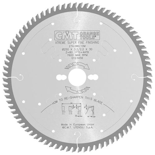 圆锯片 - 274 series - CMT Orange Tool - 截断 / 碳化物 / 用于木材