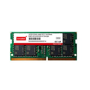 SO-DIMM内存模块 - DDR4 ECC SODIMM - Innodisk Corporation - DDR4 / ECC / 工业