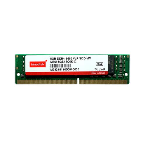 SO-DIMM内存模块 - DDR4 SODIMM VLP - Innodisk Corporation - DDR4 / 工业