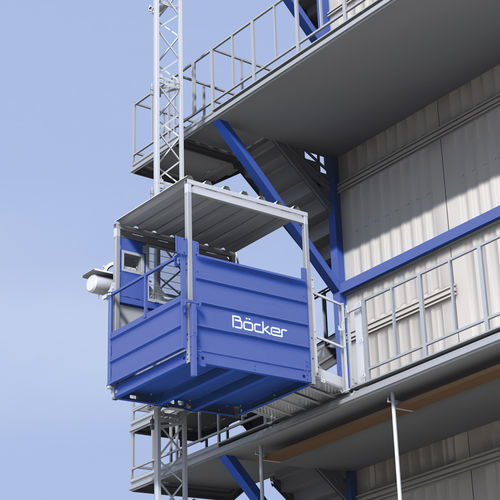 齿条式货运电梯 - Super-Lift MX 1024 - Böcker Maschinenwerke GmbH - 电动 / 用于建筑 / 工程