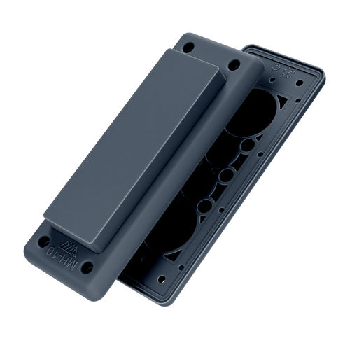 IP55电缆引入板 - MH 10 Black - Trelleborg Cable Entry Solutions - 带凸缘 / 用于电柜 / 卫生应用