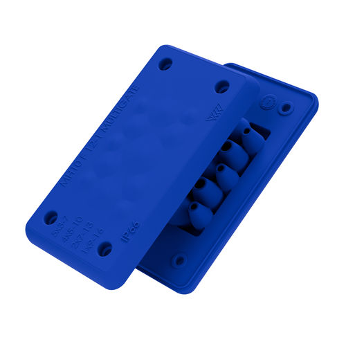 IP66电缆引入板 - MH-10 F 12-1 FDA - Trelleborg Cable Entry Solutions - 用于电缆 / 用于电柜 / 卫生应用