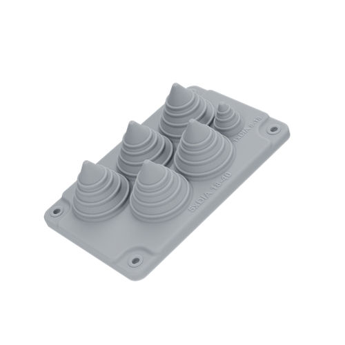 IP66电缆引入系统 - MC 5/1 SOLAR LIGHT GREY UL94 V-0 - Trelleborg Cable Entry Solutions - 用于电缆 / 用于电柜