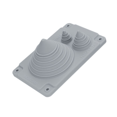 IP66电缆引入系统 - MC 1/3 SOLAR LIGHT GREY UL94 V-0 - Trelleborg Cable Entry Solutions - 用于电缆 / 用于电柜