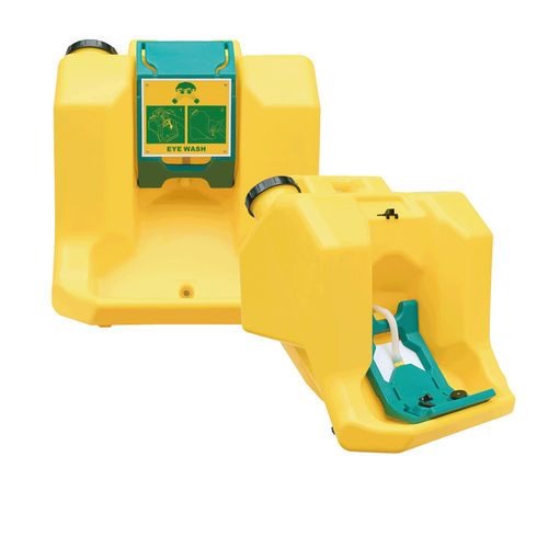 手提式洗眼器 - P100 - Fortune Protection Safety Ltd. - 壁挂 / 塑料 / 带存储罐