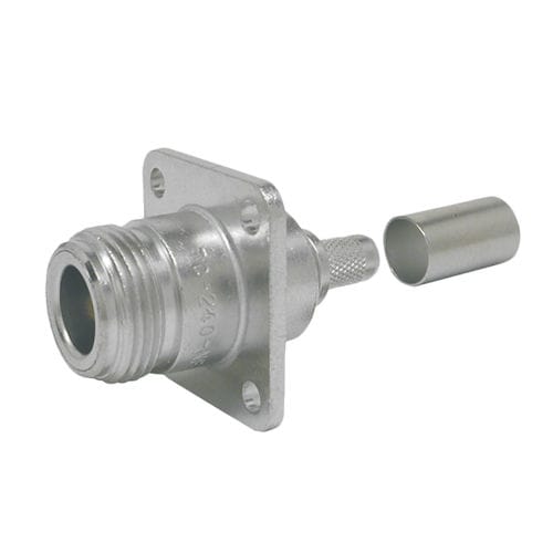 面板安装连接器 - TC-240-NF-BHFA - Times Microwave Systems - RF / N 型 / 母端